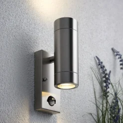 Kinkiet Palin PIR 2lt wall IP44 7W (75430) - Saxby