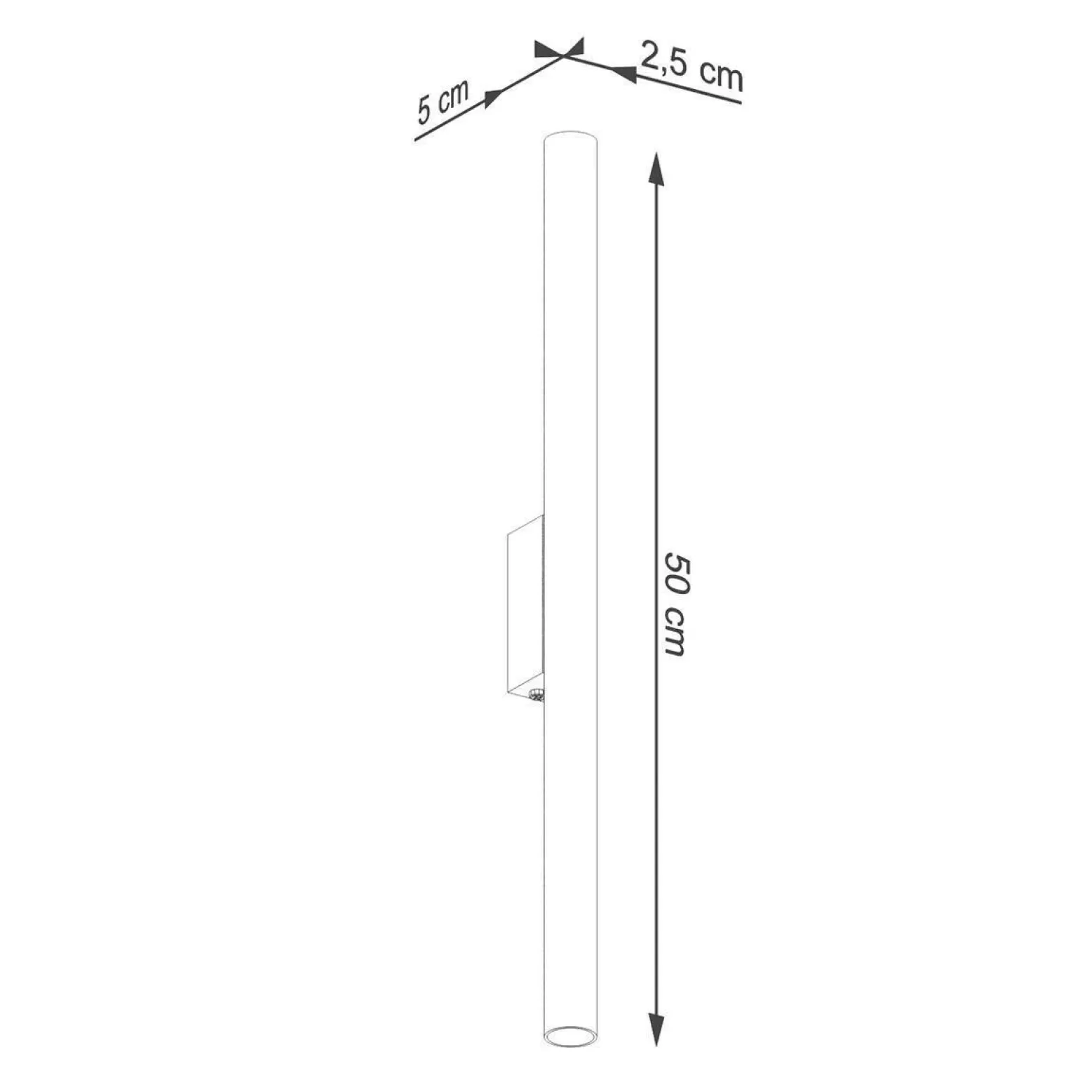 Kinkiet PASTELO 2 czarny (SL.1178) - Sollux Lighting