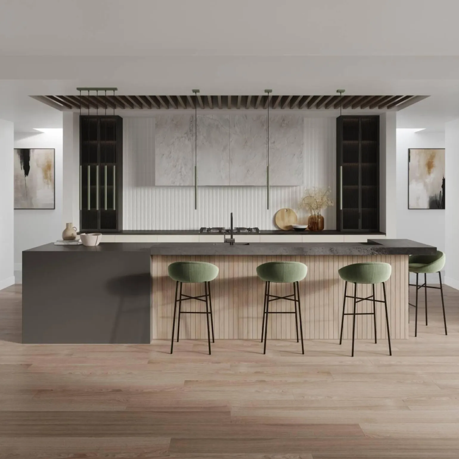 Kinkiet PASTELO 2 zielony oliwkowy (SL.1523) - Sollux Lighting