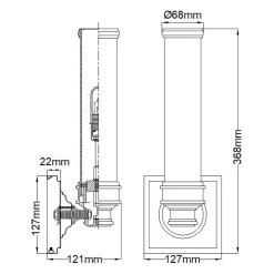 Kinkiet Payne (FE-PAYNE1-BATH) - Elstead Lighting