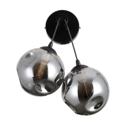 Kinkiet Perlos (WL-54456-2A-BK-SMG) - Italux