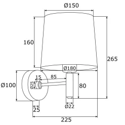 Kinkiet PONTE (4399) - ARGON