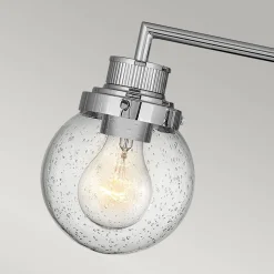 Kinkiet Poppy - 3 źródła światła - Polerowany chrom (QN-POPPY3-PC-BATH) - Quintiesse