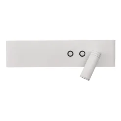 Kinkiet przy łóżku w sypialni Resort biały prawy (ML1569) - Milagro