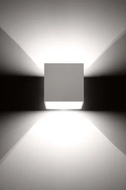 Kinkiet QUAD 1 biały (SL.0059) - Sollux