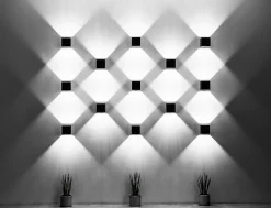 Kinkiet QUAD 1 czarny (SL.0057) - Sollux