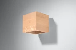 Kinkiet QUAD naturalne drewno (SL.0491) - Sollux