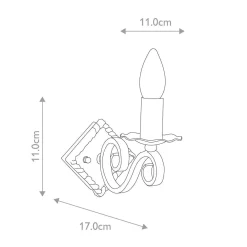 Kinkiet Rectory (RY1A-BLACK) - Elstead Lighting
