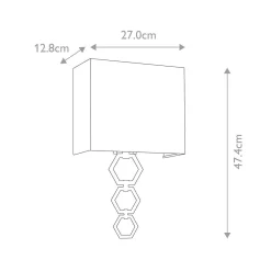 Kinkiet Ria (RIA-MEDIUM-PC) - Elstead Lighting