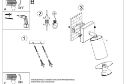 Kinkiet RING biały (SL.0087) - Sollux
