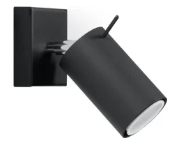 Kinkiet RING czarny (SL.0091) - Sollux