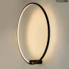 Kinkiet ring HOOP 80 czarna (MSE1501100399) - Moosee