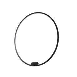 Kinkiet Ringa L LED czarny (WL0116-L-BK) - Yaskr