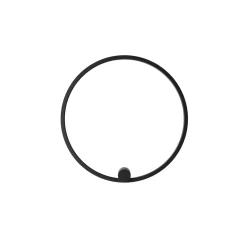 Kinkiet Ringa M 1xLED czarny (WL0116-M-BK) - Yaskr