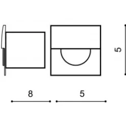 Kinkiet SANE 40 black (AZ2765) - AZZARDO