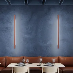 Kinkiet SAPPO 120 ochra czerwona LED 4000K (TH.427) - Thoro Lighting