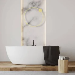 Kinkiet Saturno 80 cm Gold 46W LED (ML8861) - Milagro