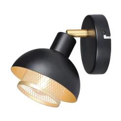 Kinkiet Savio (SPL-27357-1-BK-GD) - Italux