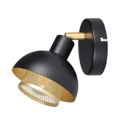 Kinkiet Savio (SPL-27357-1-BK-GD) - Italux