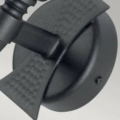 Kinkiet Saxon (SAX1-BLK) - Elstead Lighting