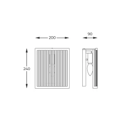 Kinkiet SERGIO (W0528-01A-V6AC) - Zuma Line