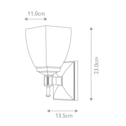 Kinkiet Shirebrook (BATH-SB1) - Elstead Lighting