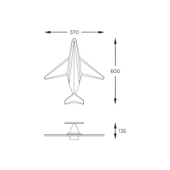 Kinkiet SKY niebieski (MX3140-1-3XCT) - Zuma Line