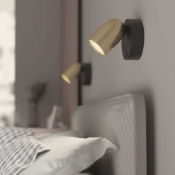 Kinkiet Slide 1xLED szczotkowany mosiądz (WL0108-BS) - Yaskr