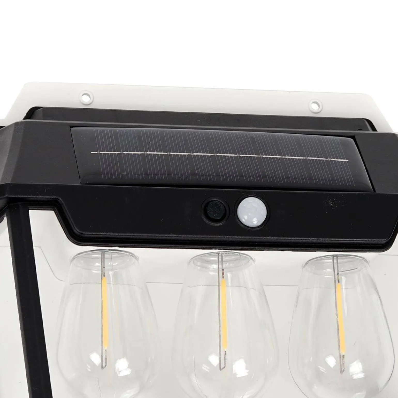 Kinkiet Solarny z czujnikiem ruchu Filo Potrójny 3000K (EKO0727) - Eko-Light