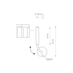 Kinkiet STALACTITE (8351) - Nowodvorski