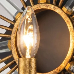 Kinkiet Sun King (GN-SUN-KING-1-G) - Elstead Lighting