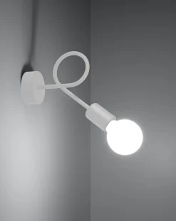 Kinkiet SUPEŁ biały (SL.1430) - Sollux Lighting