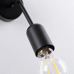 Kinkiet SUPEŁ czarny (SL.1433) - Sollux Lighting