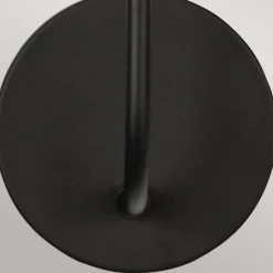 Kinkiet Sylvia - 1 źródło światła - Matowa czerń (ALM-SYLVIA-1WB-BK-CL) - Elstead Lighting