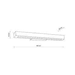 Kinkiet TEO LED ORZECH LED (5919) - TK Lighting