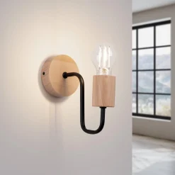 Kinkiet TIMBO czarny (SL.1668) - Sollux Lighting