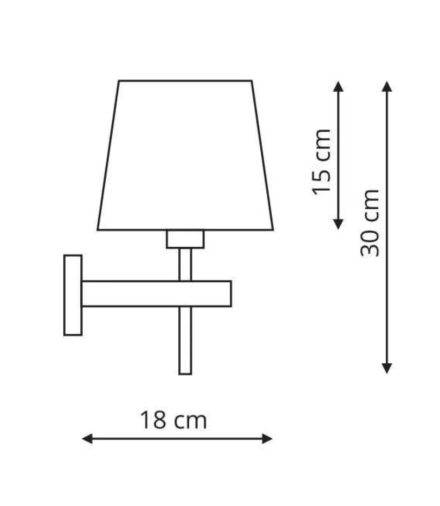 Kinkiet Tivoli biały (LP-1133/1W WH) - Light Prestige