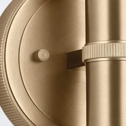 Kinkiet Torche - 2 źródła światła - Szampański brąz (QN-TORCHE-2W-CPZ) - Quintiesse