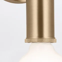 Kinkiet Torche - 2 źródła światła - Szampański brąz (QN-TORCHE-2W-CPZ) - Quintiesse