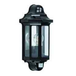 Kinkiet Traditional PIR half lantern IP44 60W (1818PIR) - Saxby