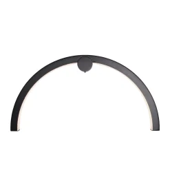 Kinkiet TRIO ARC matowy czarny IP44 (W0334) - MAXLIGHT