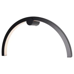 Kinkiet TRIO ARC polerowany czarny IP44 (W0335) - MAXLIGHT