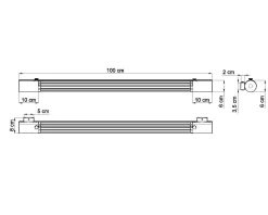 Kinkiet VALO czarny (TH.009CZ) - Thoro Lighting