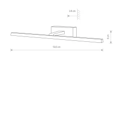 Kinkiet VAN GOGH LED M 3000k (10285) - Nowodvorski