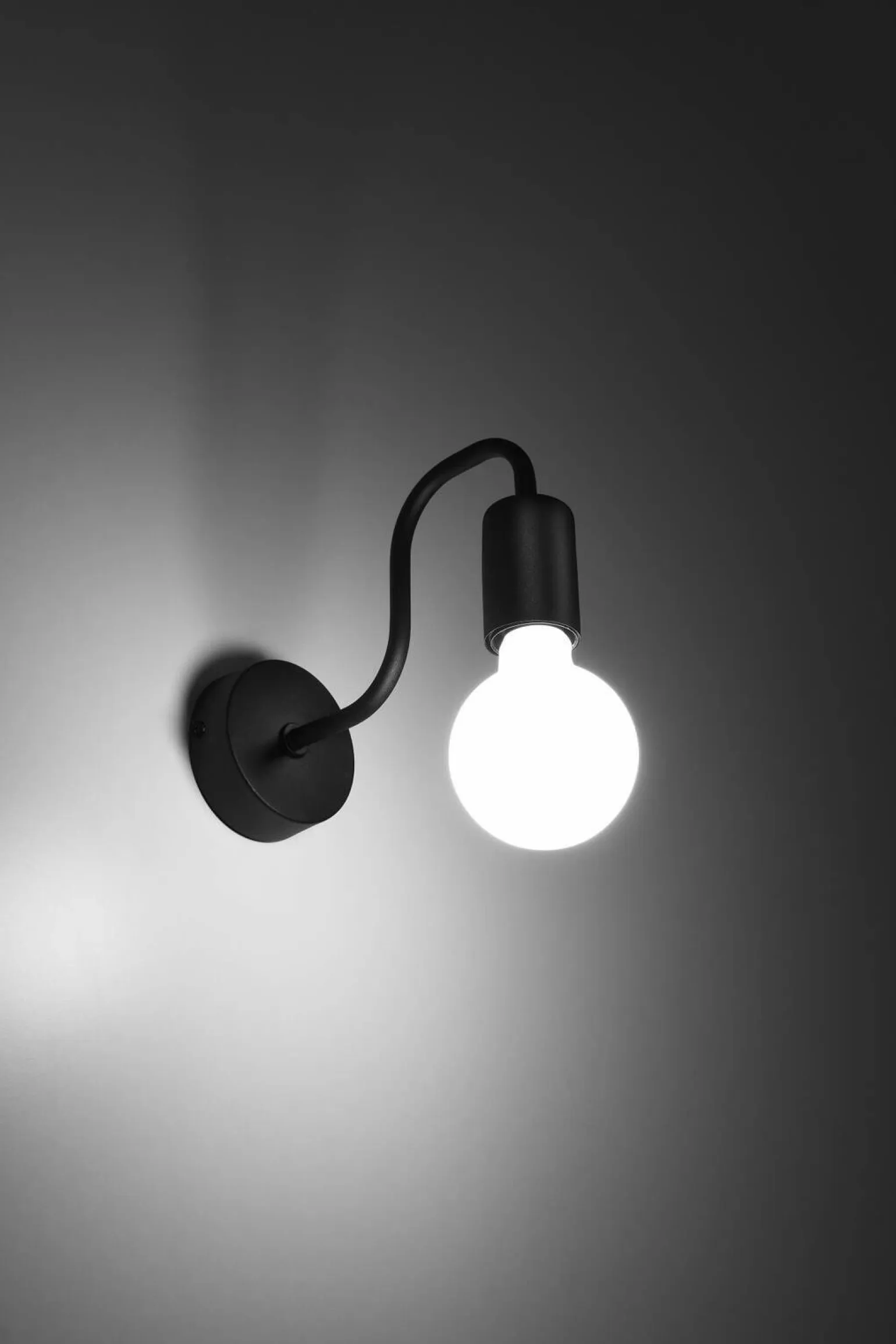 Kinkiet VECTOR czarny (SL.1445) - Sollux Lighting