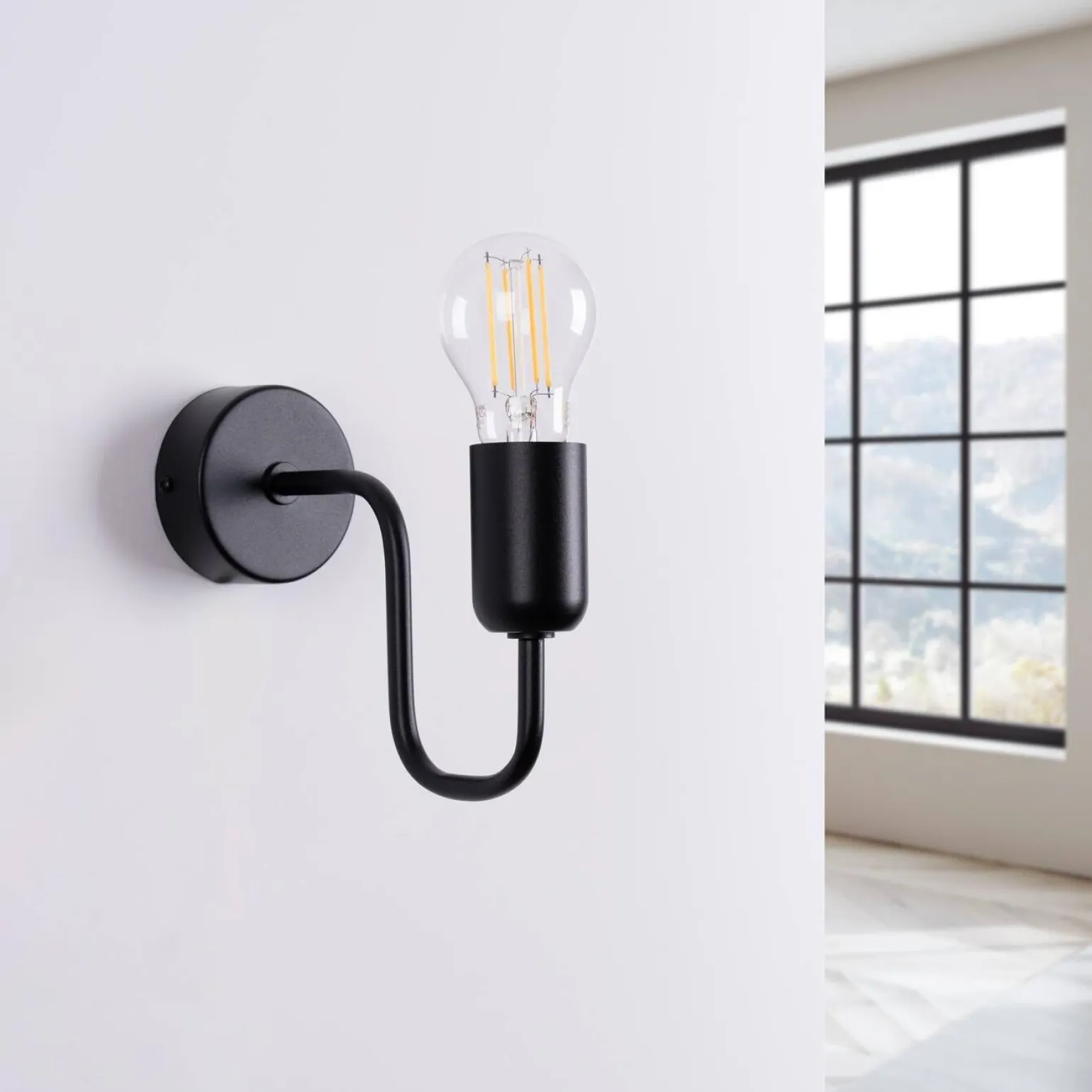 Kinkiet VECTOR czarny (SL.1445) - Sollux Lighting