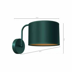 Kinkiet VERDE GREEN 1xE27 (MLP7872) - Milagro