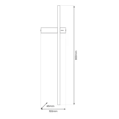 Kinkiet VISION 12W LED 3000K (ML1008) - Milagro