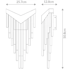 Kinkiet Vivien - Matowa czerń (QN-VIVIEN-1W-BK) - Quintiesse