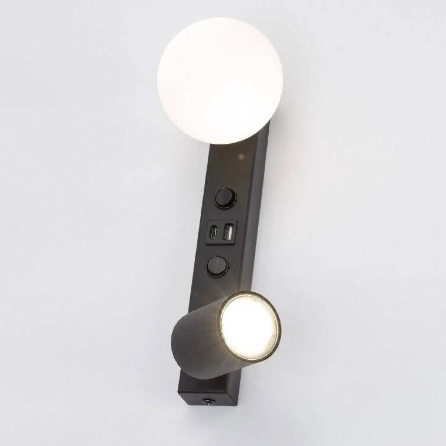 Kinkiet VOX 2 + ŁADOWARKA USB (10152) - TK Lighting